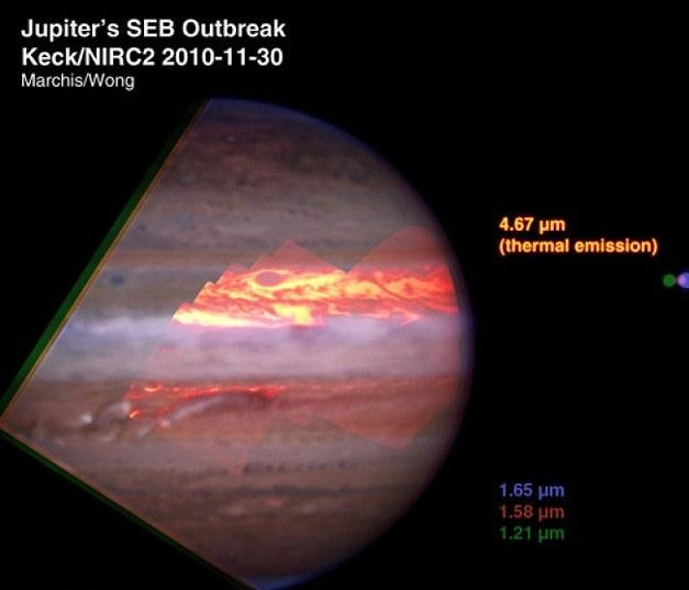 Piramide din flacari. Cea mai clara imagine din interiorul planetei Jupiter