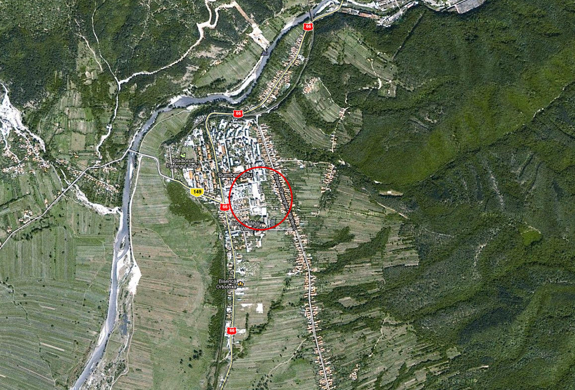 Harta - Bumbesti Jiu - Uzina mecanica Sadu