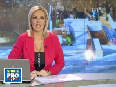 Show ad-hoc de snowboarding in parcul Cismigiu din Capitala