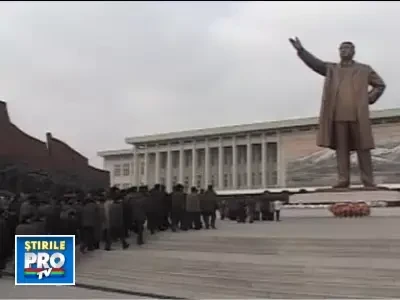 Omagiu conducatorului iubit. Coreea de Nord isi sarbatoreste presedintele