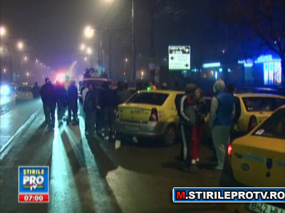 Taximetrist ucis in Capitala. L-a calcat in picioare pana a murit