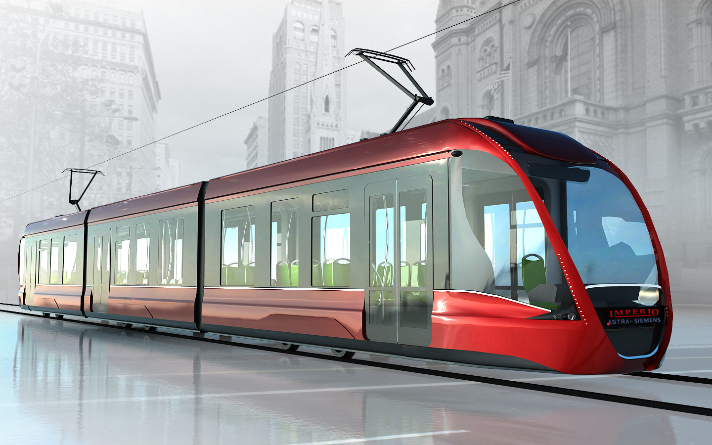 Tramvaiul viitorului se face la Bucuresti. Vagoane de 2 mil. de euro. FOTO