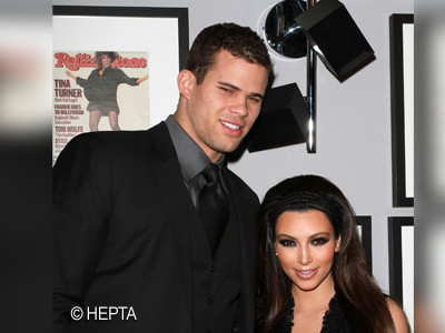 Imaginea zilei: Kim Kardashian si iubitul ei... gigant! FOTO