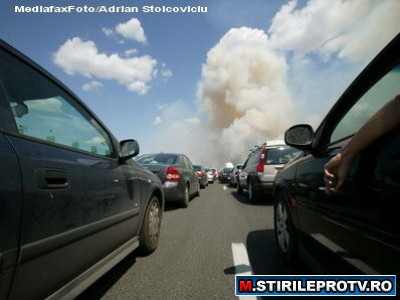 Pe DN1 aproape ca nu mai incape nicio masina. Traficul a fost deviat din cauza aglomeratiei
