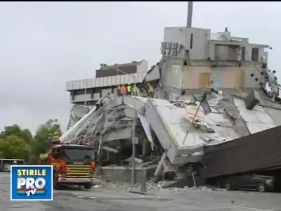 Oras devastat de cutremur in Noua Zeelanda. Cel putin 65 de morti.VIDEO