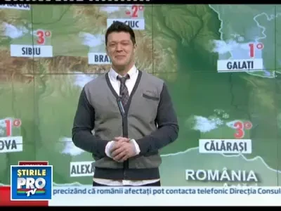 Iarna isi arata coltii. Vreme inchisa si rece. Vezi prognoza pana vineri