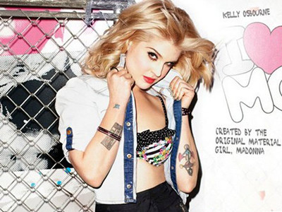 Dupa cura de slabire, Kelly Osbourne prezinta hainele realizate de Madonna