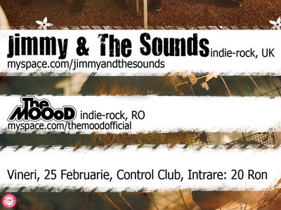 Concert Jimmy & The Sounds si The MOOod, vineri, 25 februarie