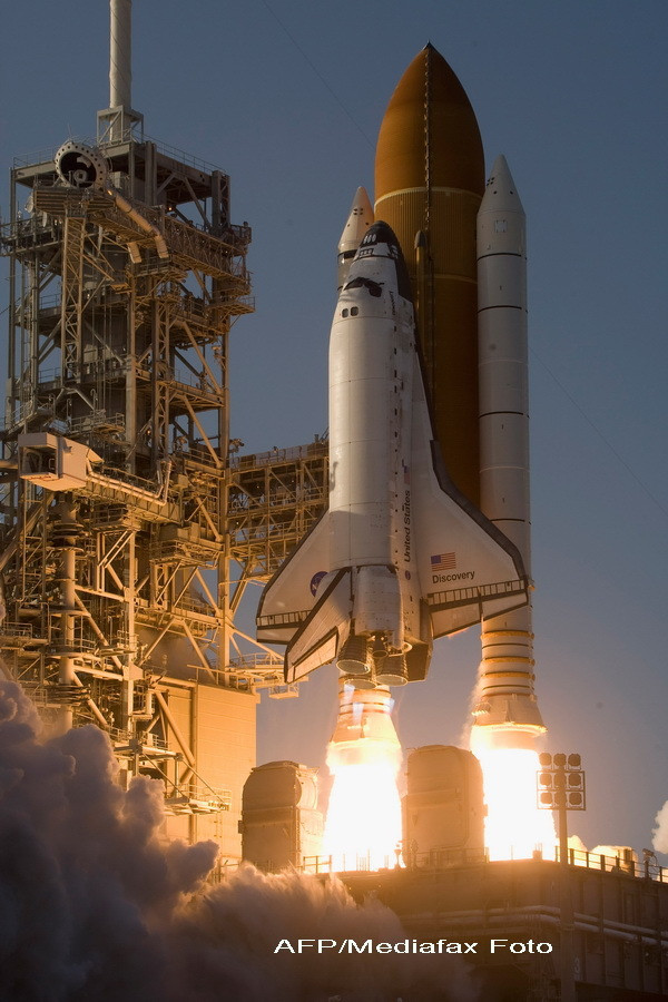 VIDEO.Discovery, pentru ultima data in spatiu. Duce mucegai romanesc pe ISS