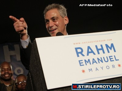 Rahm Emanuel, noul primar al orasului Chicago, este de origine romana