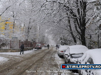 A nascut acasa pentru ca salvarea a ramas blocata in nameti