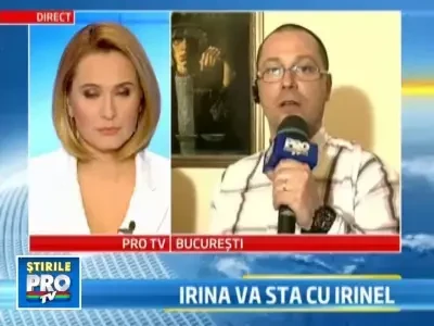 Razboiul Columbenilor. Irinel: Este exclus ca Irina sa mai plece in America