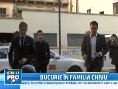 Cristi Chivu si-a botezat mezina, Anastasia, la Milano