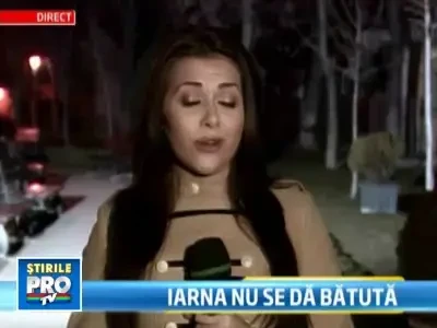 N-am scapat de iarna. Maine ninge din nou, iar de luni vine gerul