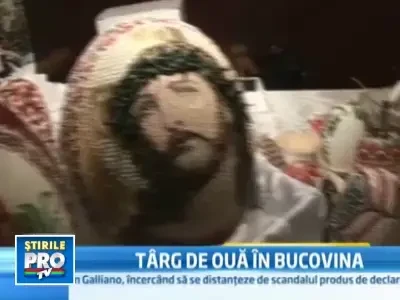 Oua incondeiate cu foita de aur sau goblen, la festivalul de la Ciocanesti