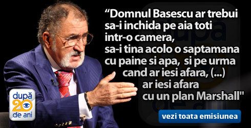 Tiriac: Politicienii romani, inchisi intr-o camera, sa iasa cu o solutie