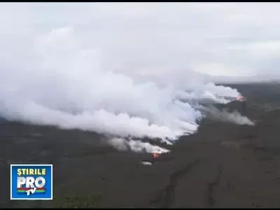 Inca un vulcan s-a trezit la viata. A erupt in Hawaii