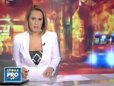 Pensiune mistuita de flacari in Drobeta. 2 turisti au fugit in ultima clipa