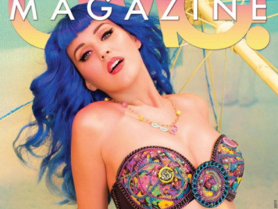 Katy Perry, colorata in pictorialul ei din revista OMG. GALERIE FOTO