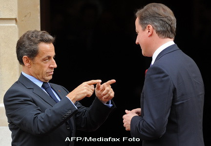 Sarkozy: Parisul si Londra gata sa atace Libia, daca bombardeaza populatia