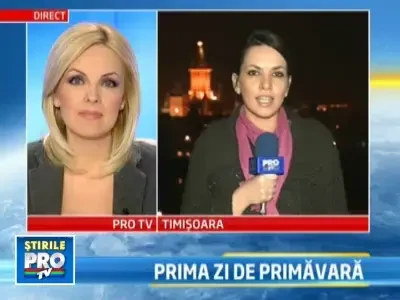 Astazi cel mai cald este in vestul tarii. Marti, temperaturi de 20 de grade