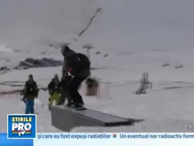 Adrenalina maxima in snow-park la Sinaia