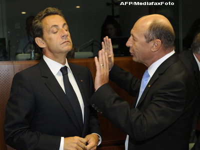 Basescu la Bruxelles, fata in fata cu Sarkozy. Afla cum s-a terminat intalnirea