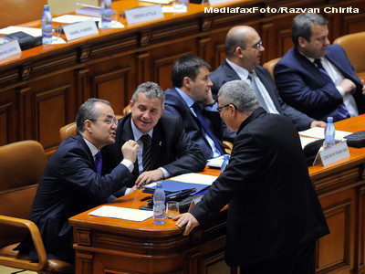 Emil Boc in Parlament