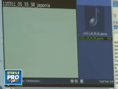 Asculta sunetul cumplitului cutremur din Japonia