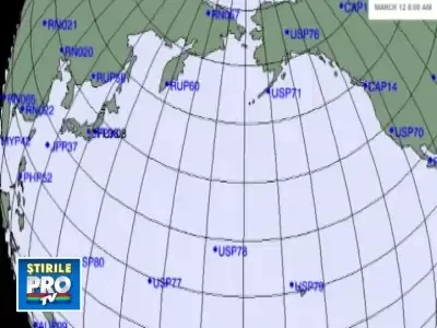 prognoza: traseul norului radioactiv