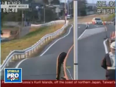 FOTO. "Miracolul" japonez. Vezi cat de repede au reparat un drum