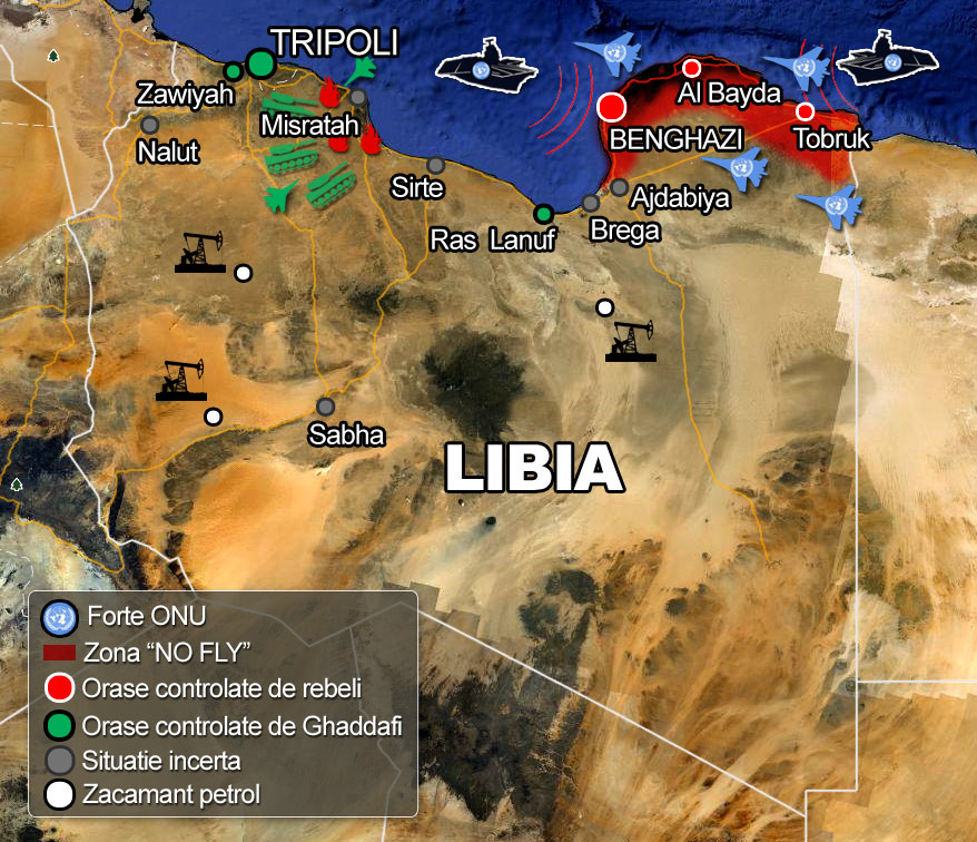 Frontul din Libia: analiza situatiei si consecintele interventiei