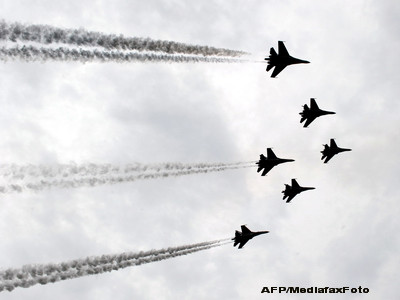 "Fulger deasupra Marii Negre". Acrobatii uluitoare facute de pilotii americani la Constanta