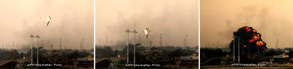 Avion prabusit in Benghazi