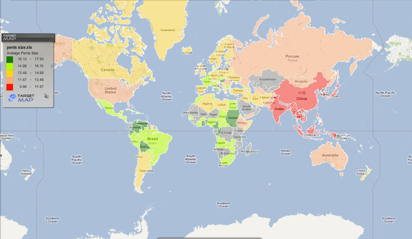 Cu barbatiile la masurat. HARTA LUMII, de la mic la mare