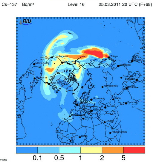 In doua zile, norul radioactiv va ajunge deasupra Romaniei. Nu e periculos