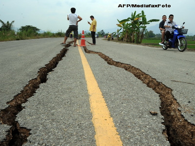 FOTO. Primele imagini ale dezastrului provocat de cutremurul din Myanmar