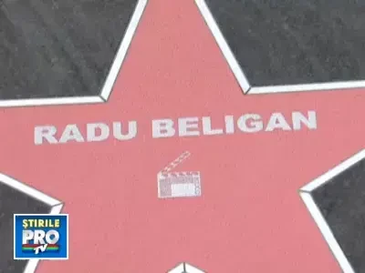 Maestrul Radu Beligan a primit o stea pe Aleea Celebritatilor din Bucuresti