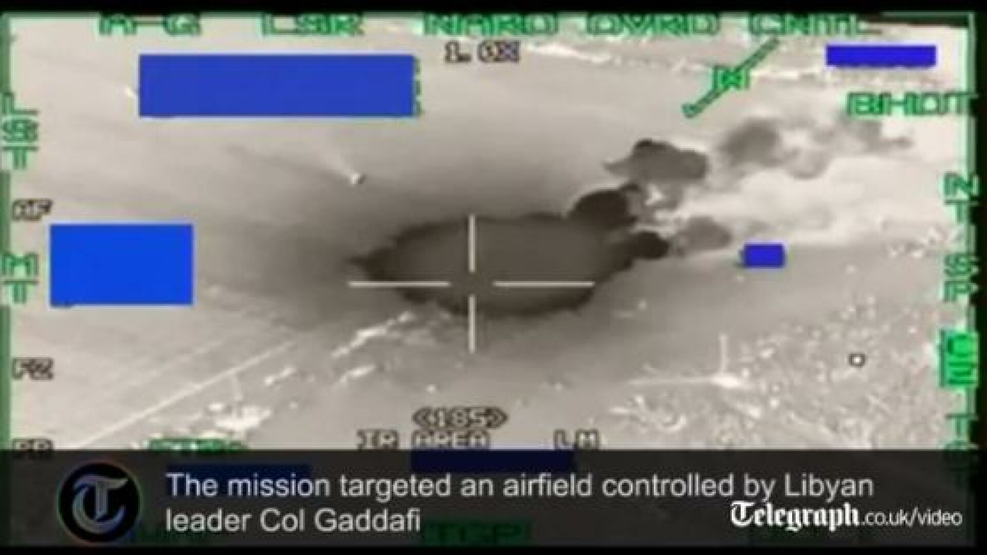 VIDEO. Cum se vad din cabina pilotilor bombardamentele Belgiei in Libia