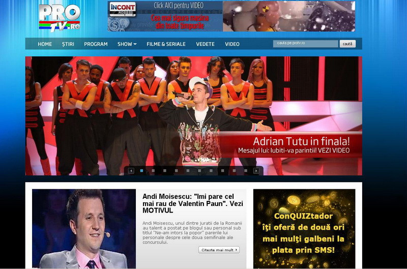 www.protv.ro, cel mai vizitat site romanesc in weekend