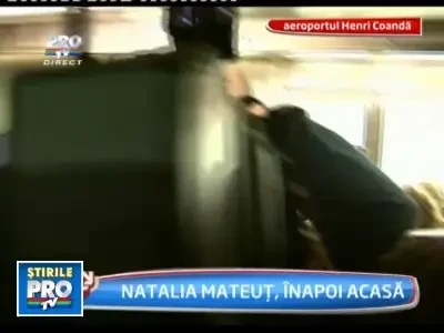 VIDEO de la Otopeni. Natalia Mateut a revenit in Romania