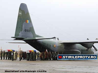 Trupul romanului Filaret Motco, ucis in Afganistan, a fost repatriat