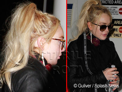 Lindsay Lohan nu si-a distrus doar viata, ci si parul. FOTO