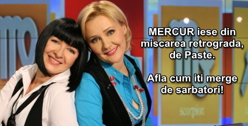 Aspecte astrale de Paste! Afla mai multe de la Neti si Elena