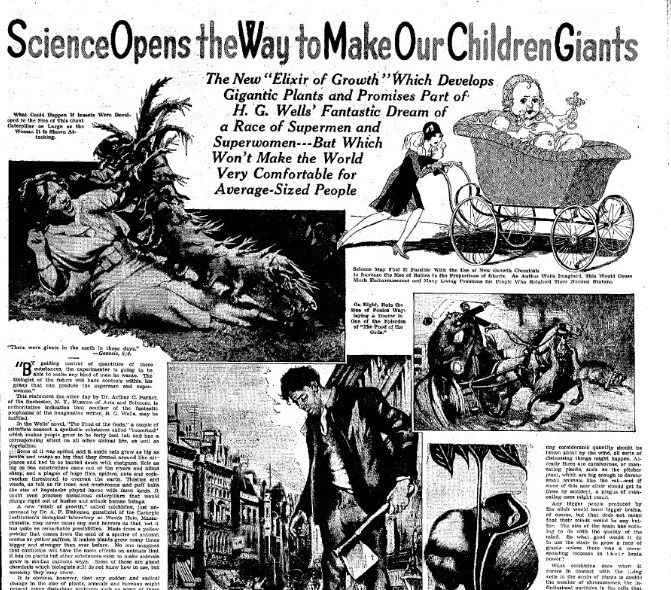 Bebelusii-gigant vor conduce Lumea. Asa s-a prezis in 1930