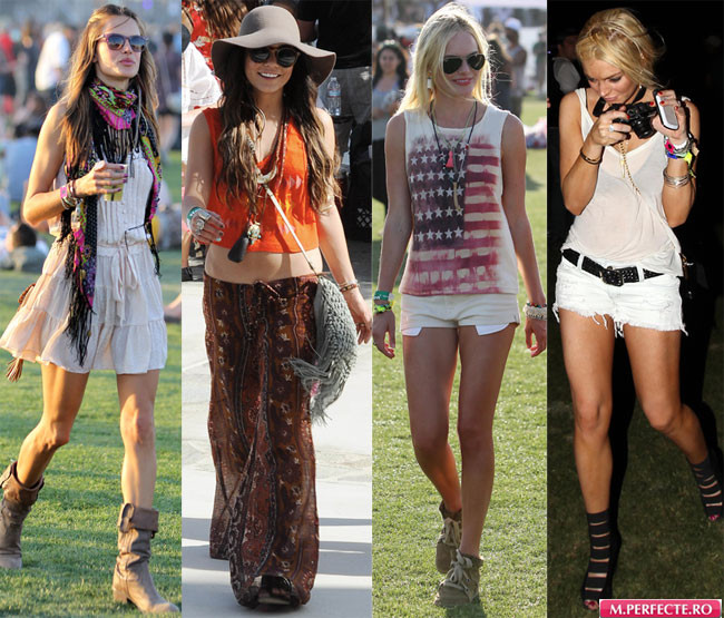 FOTO / Vezi cum s-au imbracat vedetele la festivalul Coachella