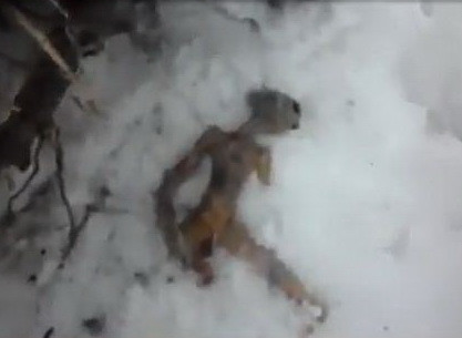 Trupul unui extraterestru, gasit in Siberia langa un OZN. VIDEO