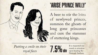 Berea care contine Viagra, creata special pentru nunta printului William