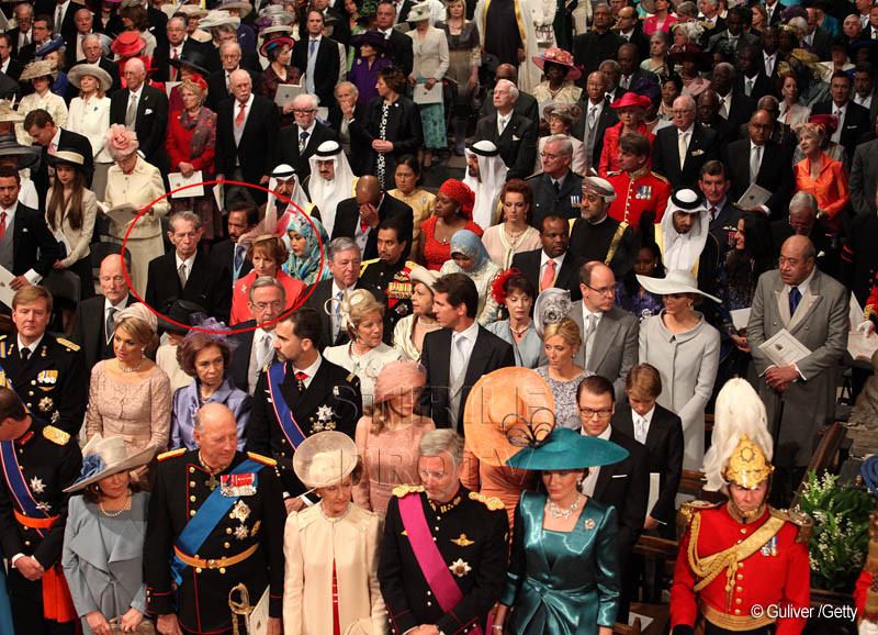 FOTO. Regele Mihai si Principesa Margareta, tinute de gala la nunta anului