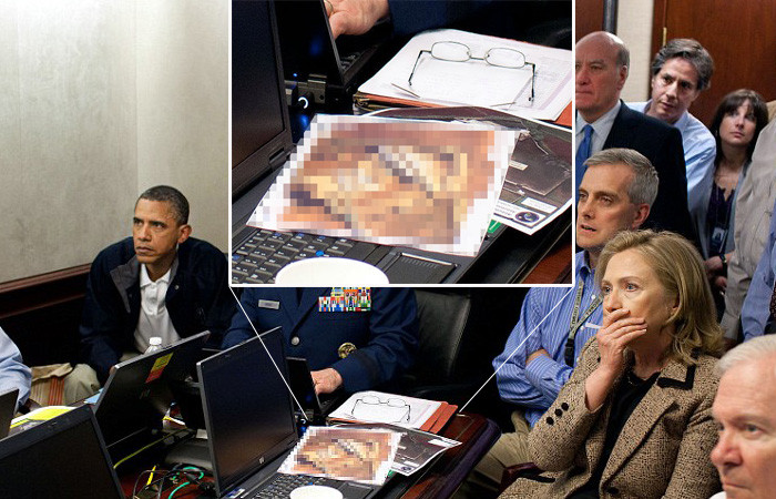 Intrebarea de pe buzele tuturor: Cine e in poza de pe masa lui Obama?